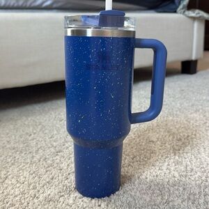 Stanley Mug - Blue Paint Splatter Print 40oz